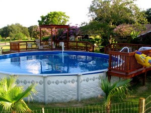 Round Pool-Decked               
